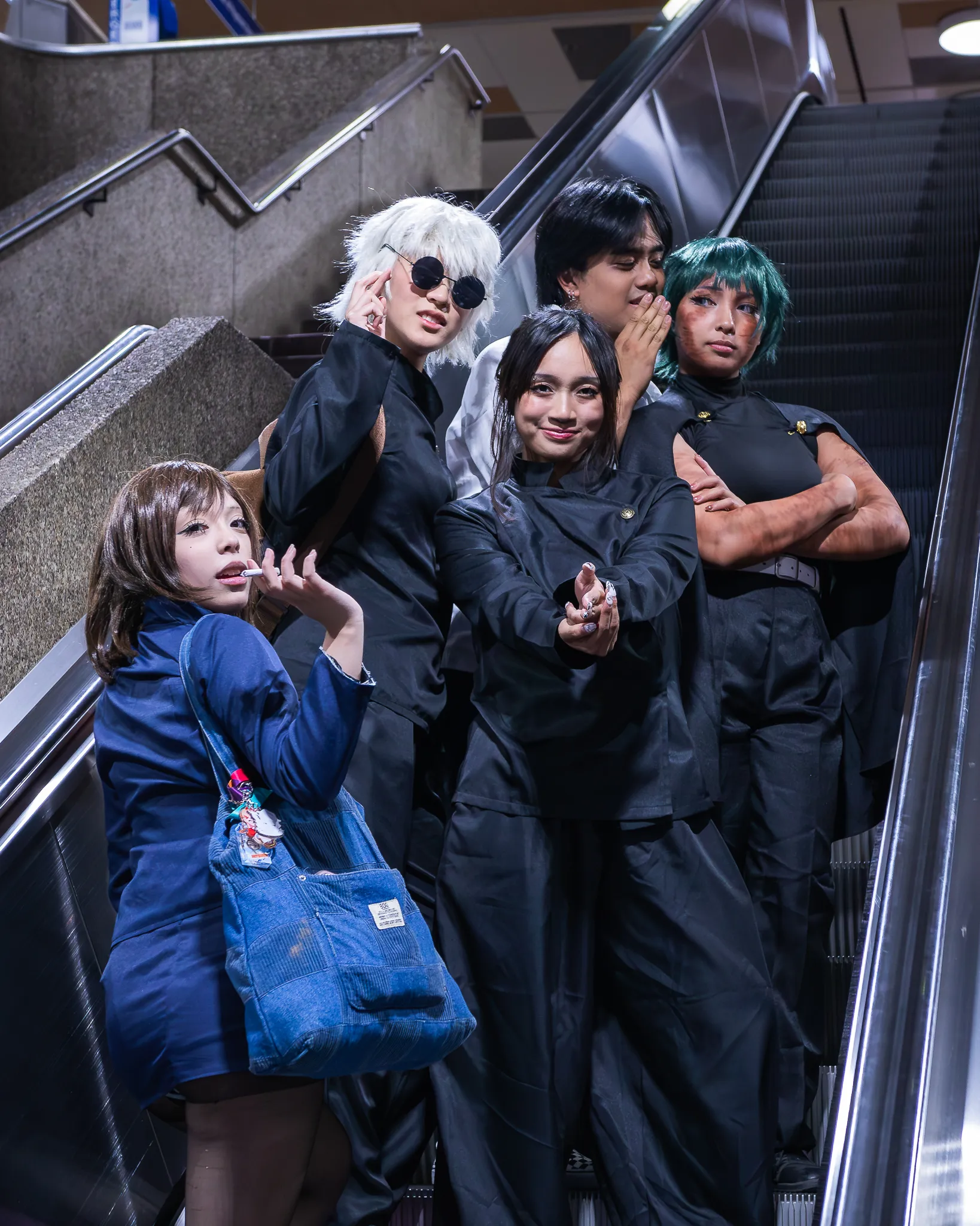 Cosplayers from the Manga and Anime series: Jujutsu Kaisen