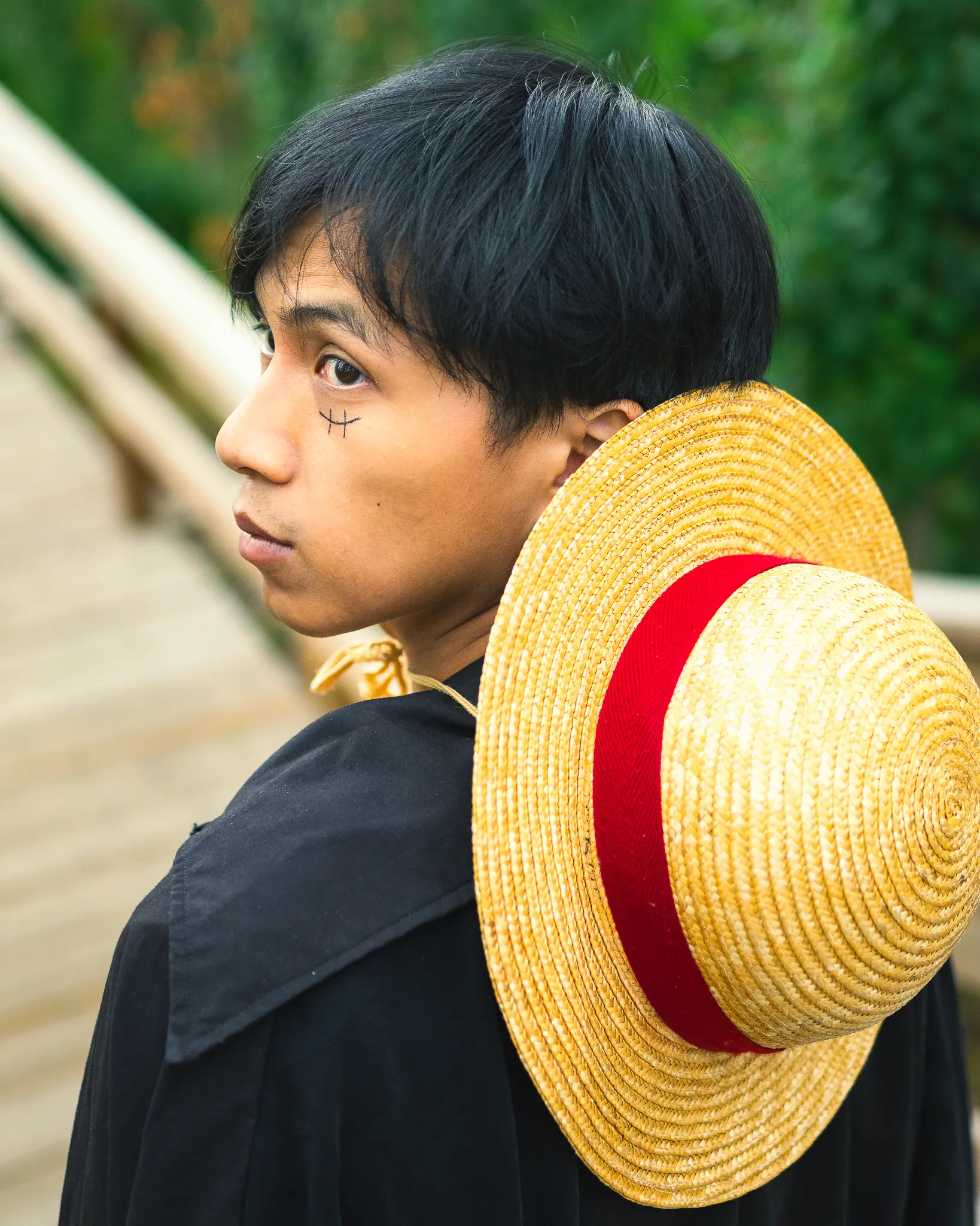 A cosplayer featuring Nico Robin from the Hit Series Manga and Anime One Piece.