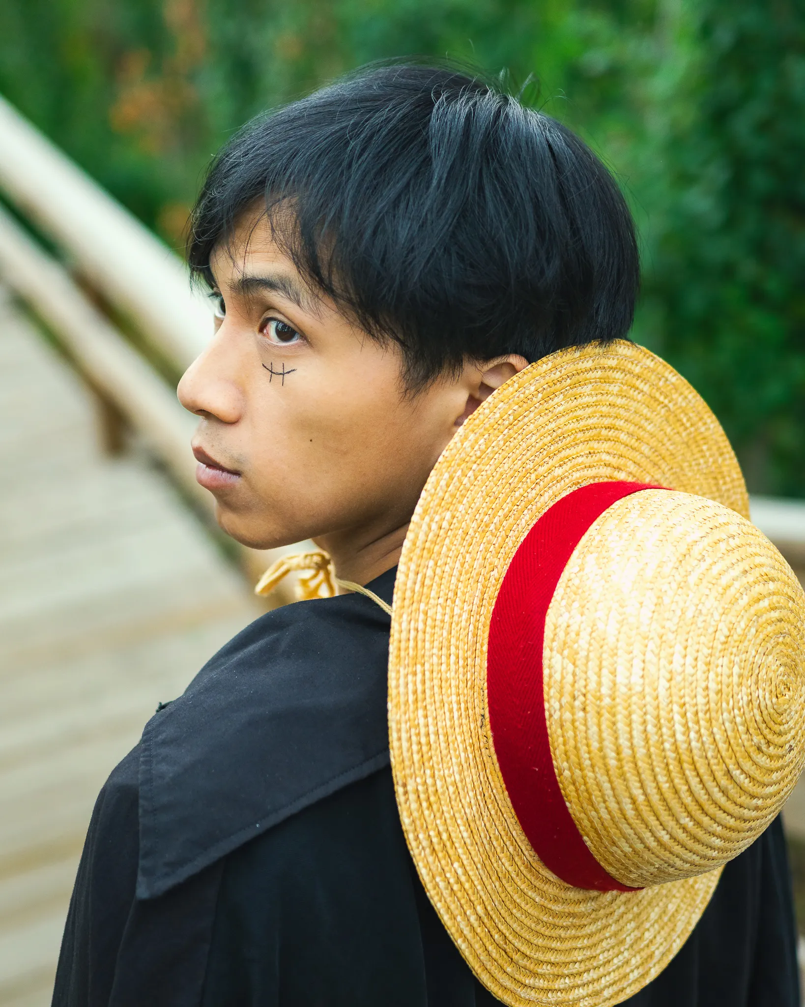 A cosplayer featuring Nico Robin from the Hit Series Manga and Anime One Piece.